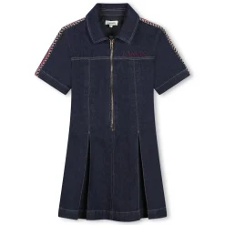 Outlet LANVIN Robe en jean à manches courtes DENIM INDIGO BLUE