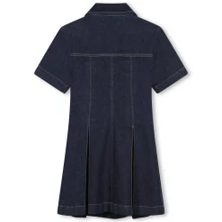 Outlet LANVIN Robe en jean à manches courtes DENIM INDIGO BLUE