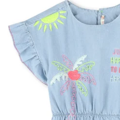 Clearance BILLIEBLUSH Robe en jean avec broderies BLEACH