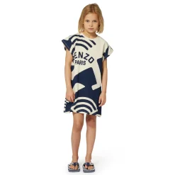Fashion KENZO KIDS Robe en molleton léger PALE TRENCH