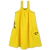 Outlet KENZO KIDS Robe en éponge avec broderies JAUNE TAXI