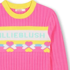 Sale BILLIEBLUSH Robe en tricot fantaisie ROSE FLASH