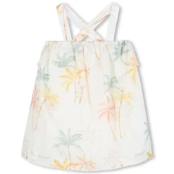 New CHLOE Robe imprimée à bretelles MULTICO
