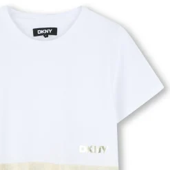 Discount DKNY Robe manches courtes GOLD