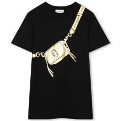 Online MARC JACOBS Robe manches courtes coton BLACK