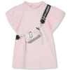 Sale MARC JACOBS Robe manches courtes en coton ROSEE