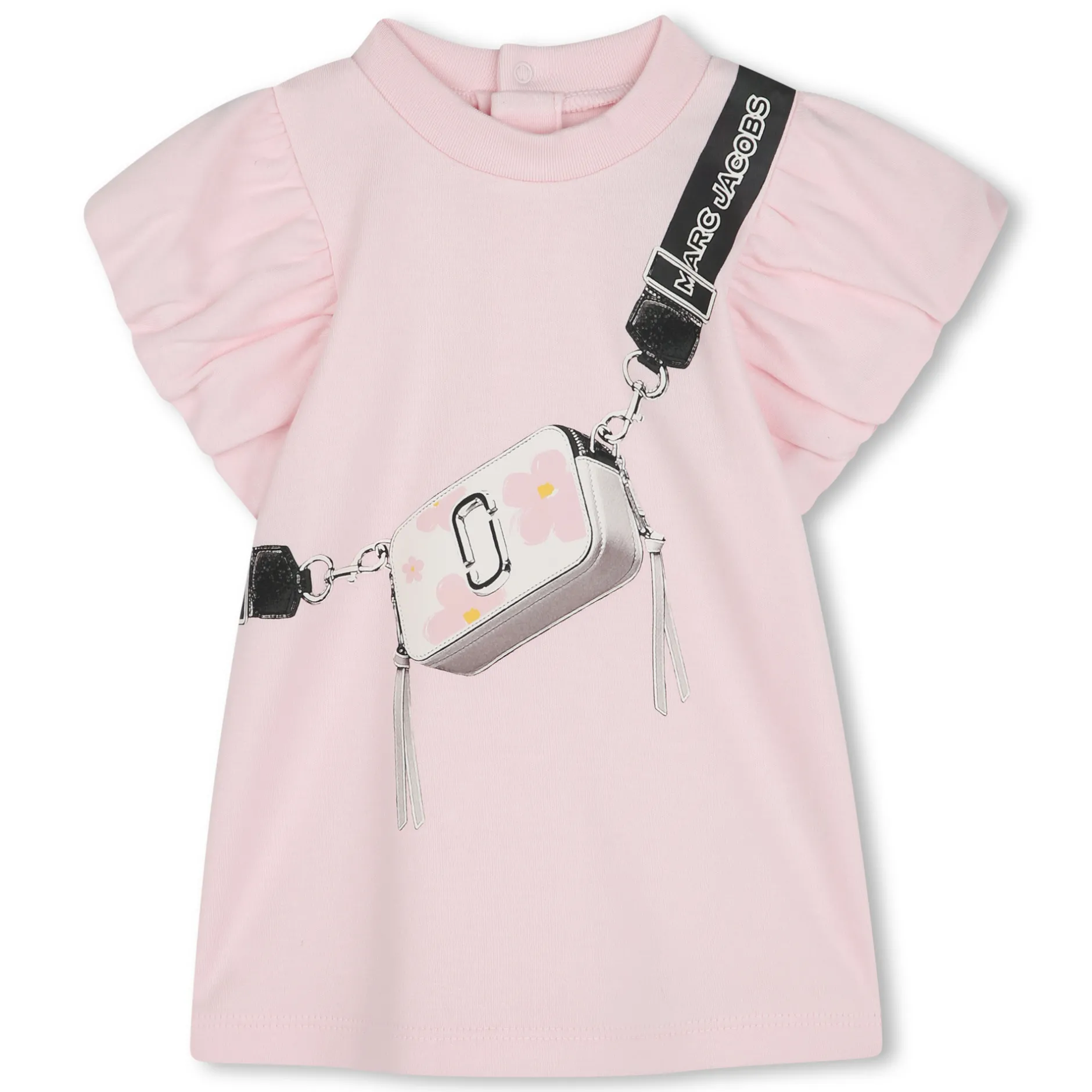 Sale MARC JACOBS Robe manches courtes en coton ROSEE