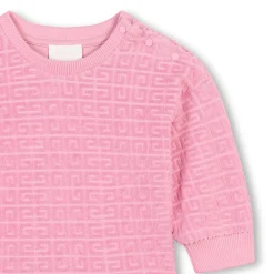 Fashion GIVENCHY Robe manches longues à motif intégral ROSE FRIANDISE