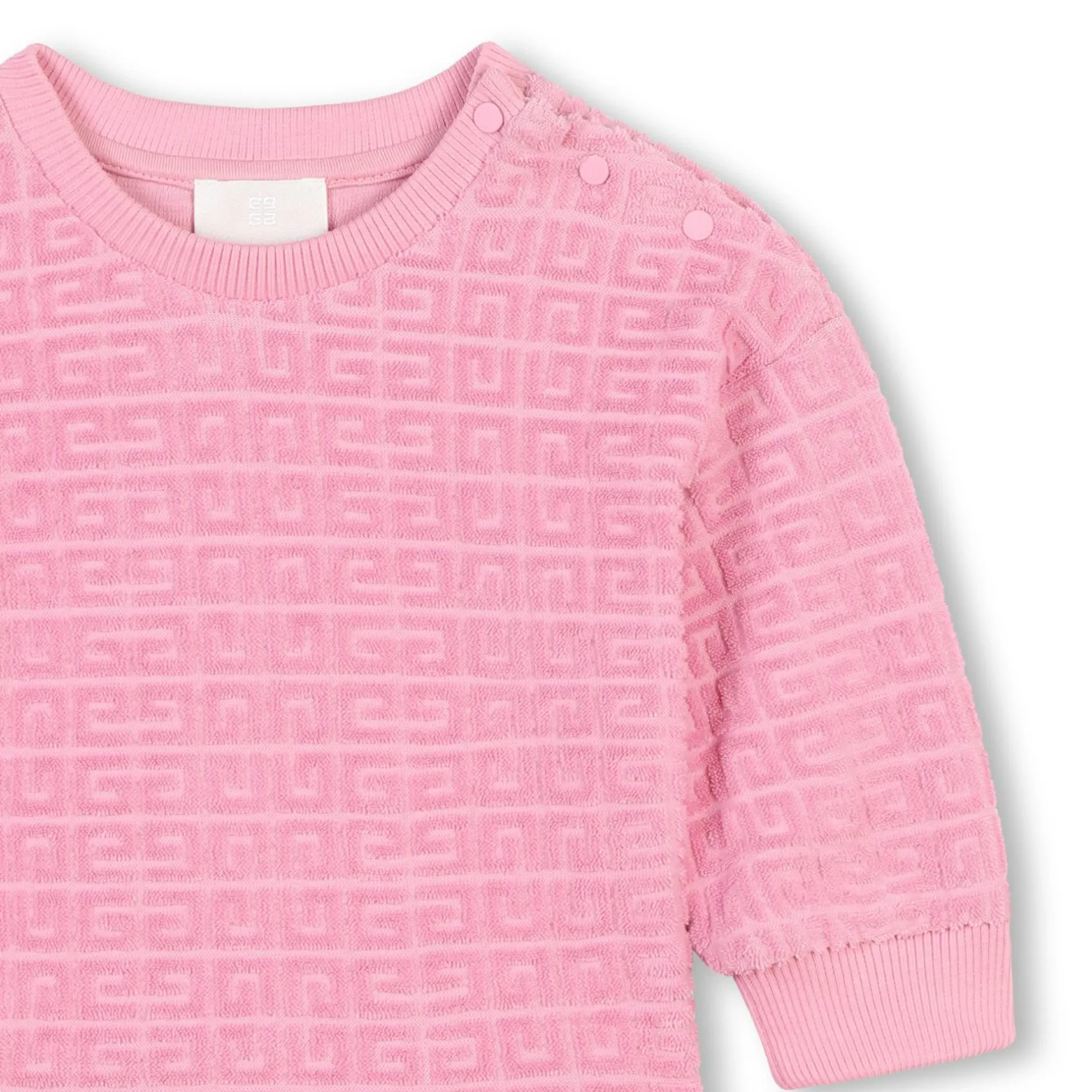 Fashion GIVENCHY Robe manches longues à motif intégral ROSE FRIANDISE