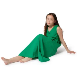 Fashion DKNY Robe midi sans manche CHARTREUSE