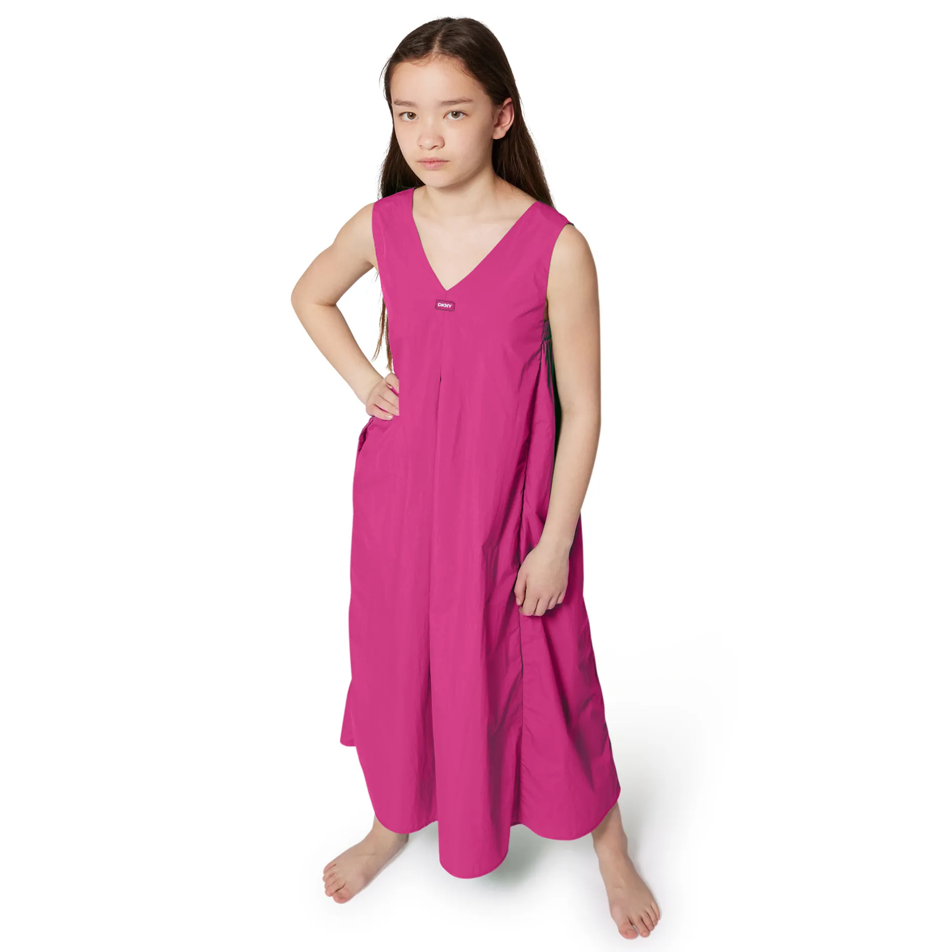 Hot DKNY Robe midi sans manche AZALEE