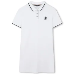Fashion BOSS Robe polo à manches courtes BLANC