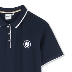 Sale BOSS Robe polo à manches courtes BLEU CARGO