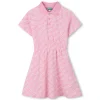 Sale KENZO KIDS Robe polo manches raglan ROSE FRIANDISE