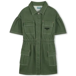 Sale KENZO KIDS Robe saharienne en coton NSX