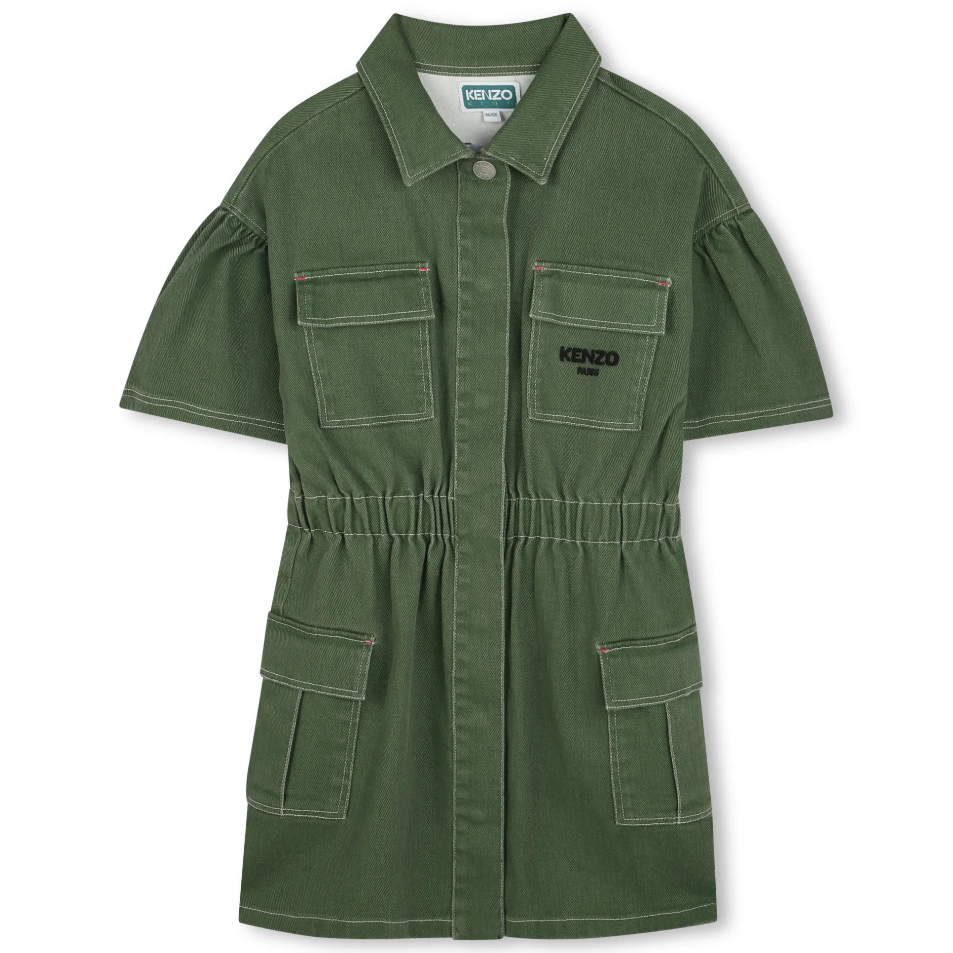 Sale KENZO KIDS Robe saharienne en coton NSX