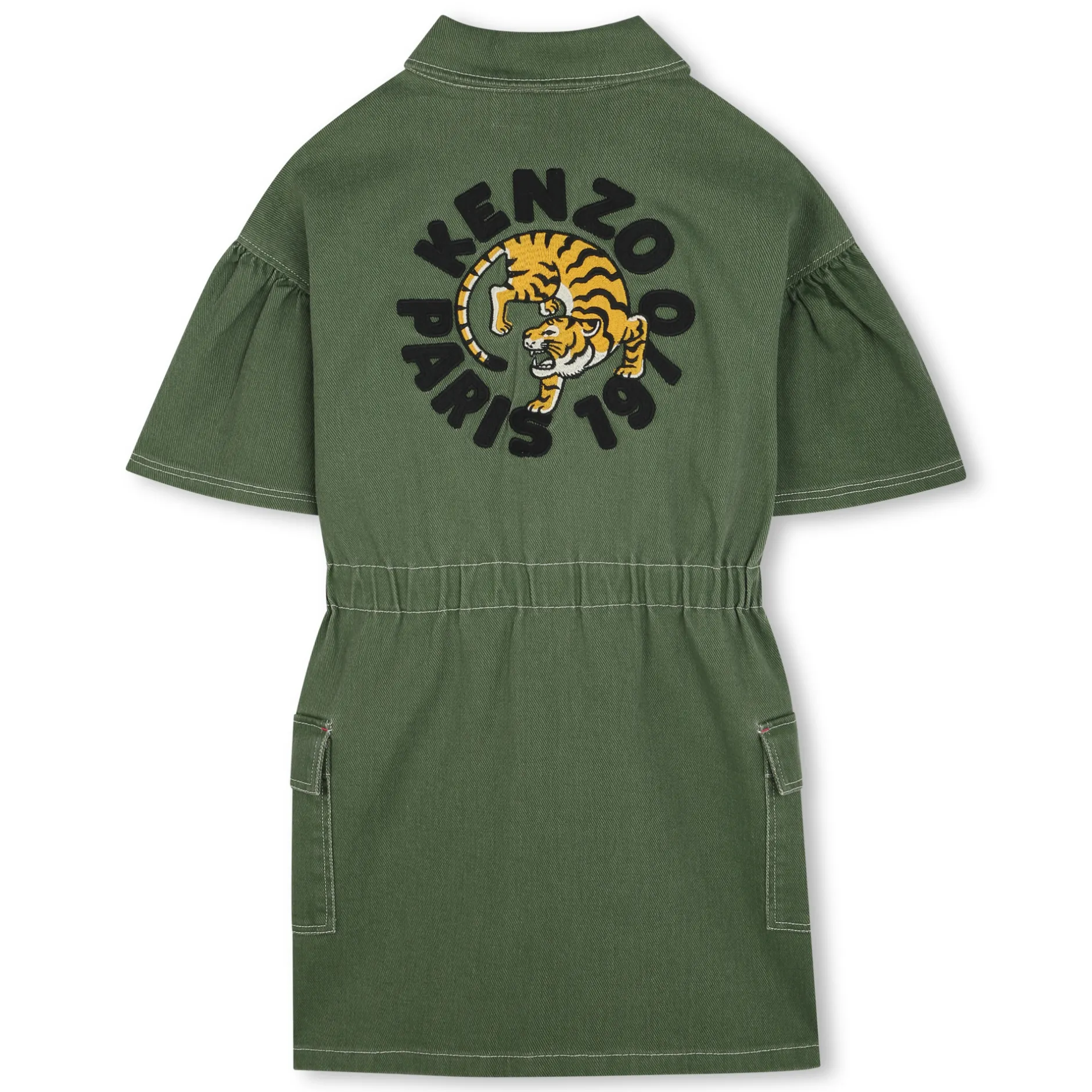 Sale KENZO KIDS Robe saharienne en coton NSX