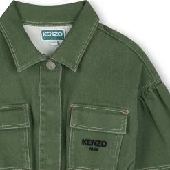 Sale KENZO KIDS Robe saharienne en coton NSX