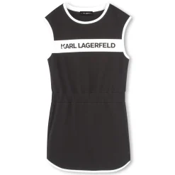Sale KARL LAGERFELD KIDS Robe sans manche à poches BLACK