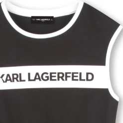 Sale KARL LAGERFELD KIDS Robe sans manche à poches BLACK