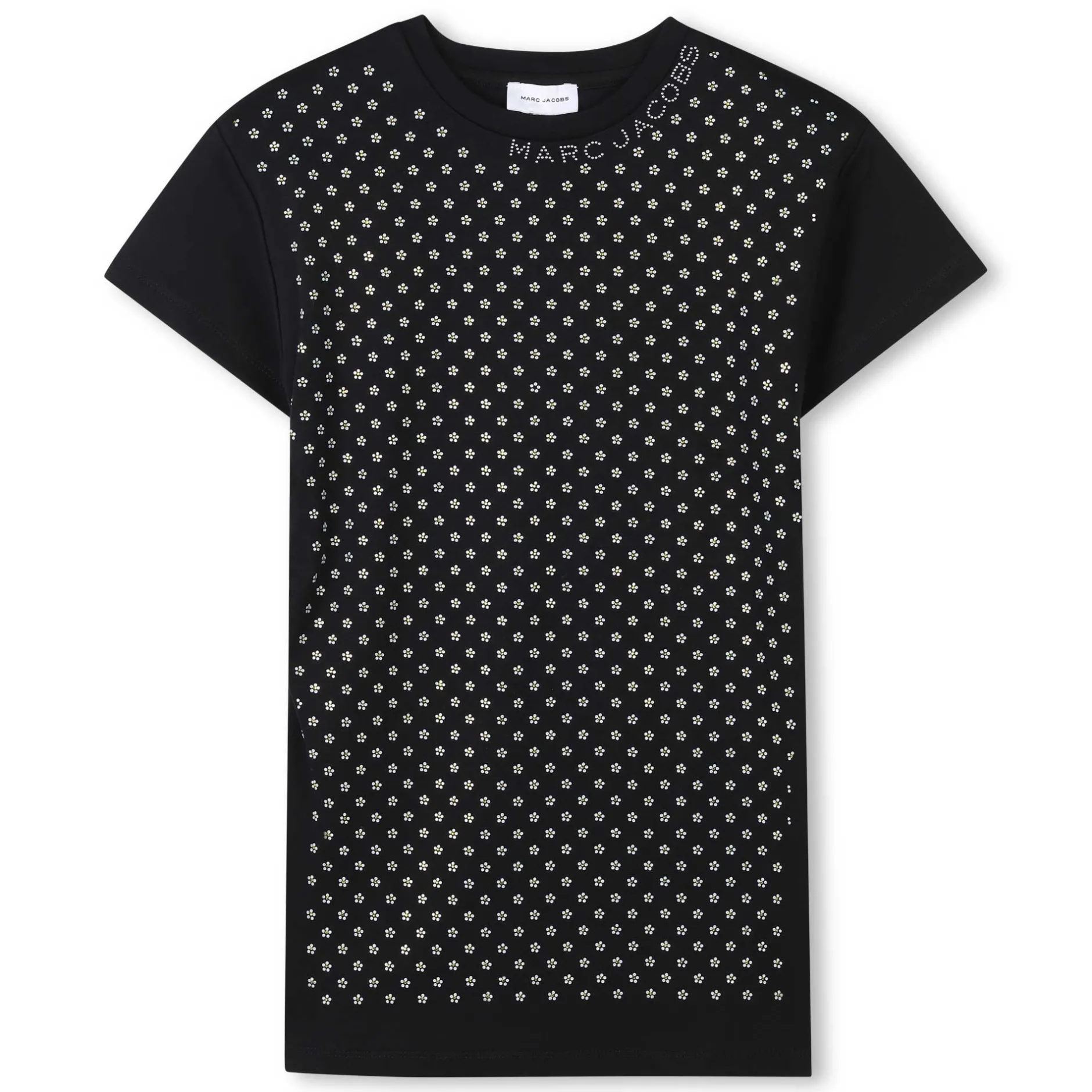 New MARC JACOBS Robe strassée manches courtes BLACK