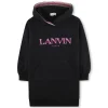 Online LANVIN Robe sweat-shirt BLACK