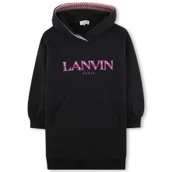 Online LANVIN Robe sweat-shirt BLACK
