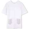 Online LANVIN Robe T-shirt à manches courtes BLANC