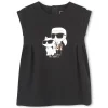 Best KARL LAGERFELD KIDS Robe évasée avec illustration BLACK