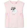 New KARL LAGERFELD KIDS Robe évasée avec illustration ROSEE