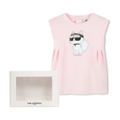 New KARL LAGERFELD KIDS Robe évasée avec illustration ROSEE