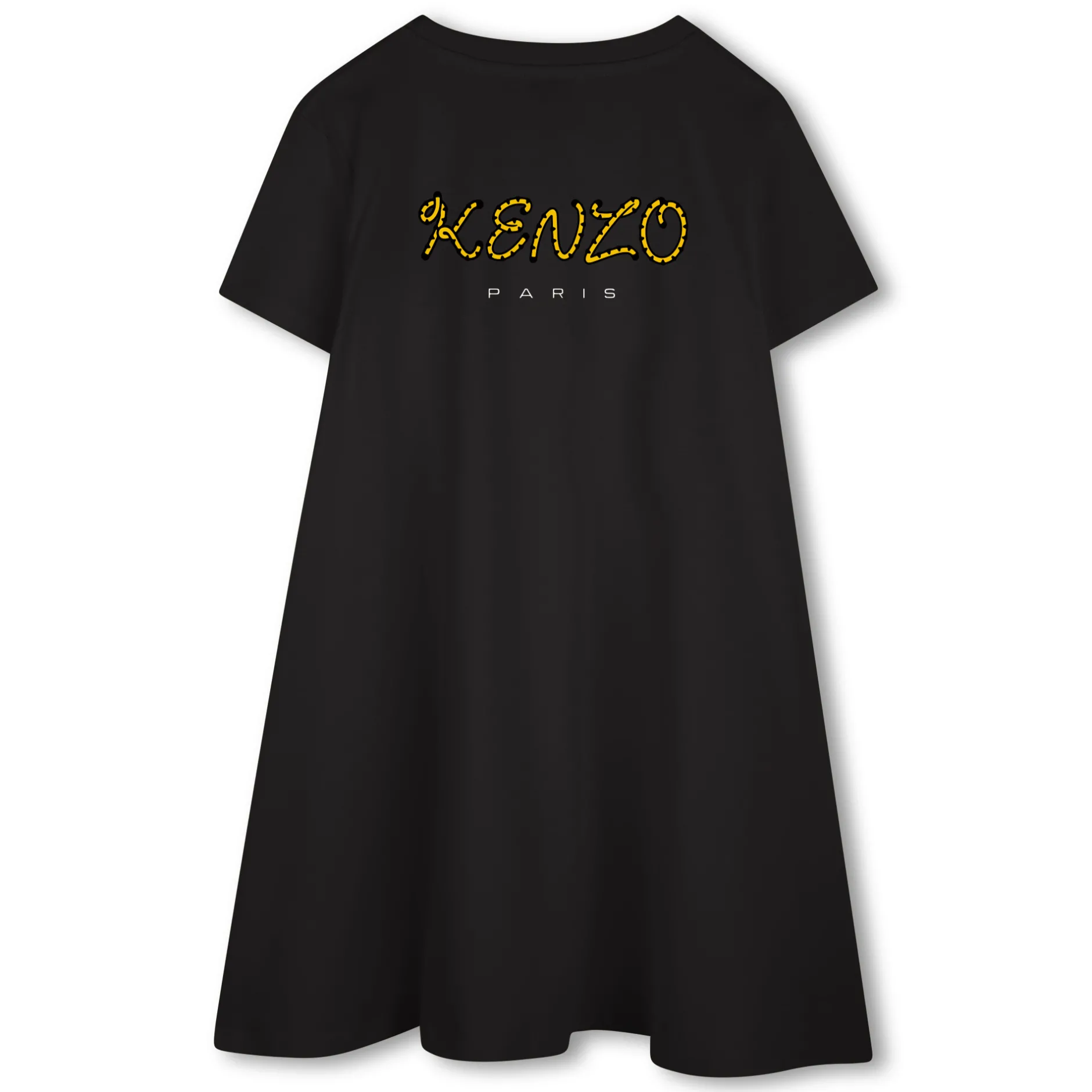 New KENZO KIDS Robe évasée badge brodé SLATE