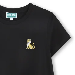 New KENZO KIDS Robe évasée badge brodé SLATE