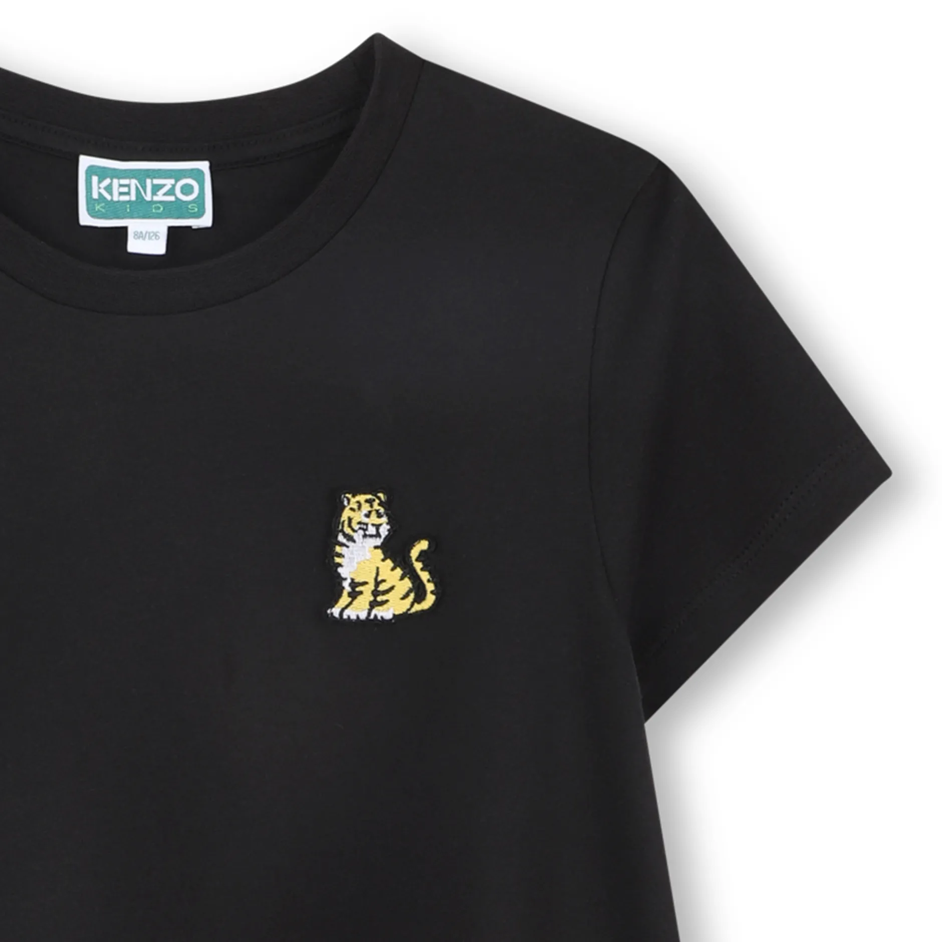 New KENZO KIDS Robe évasée badge brodé SLATE
