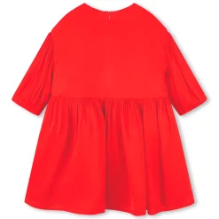 Sale KENZO KIDS Robe évasée manches bouffantes PIMENT