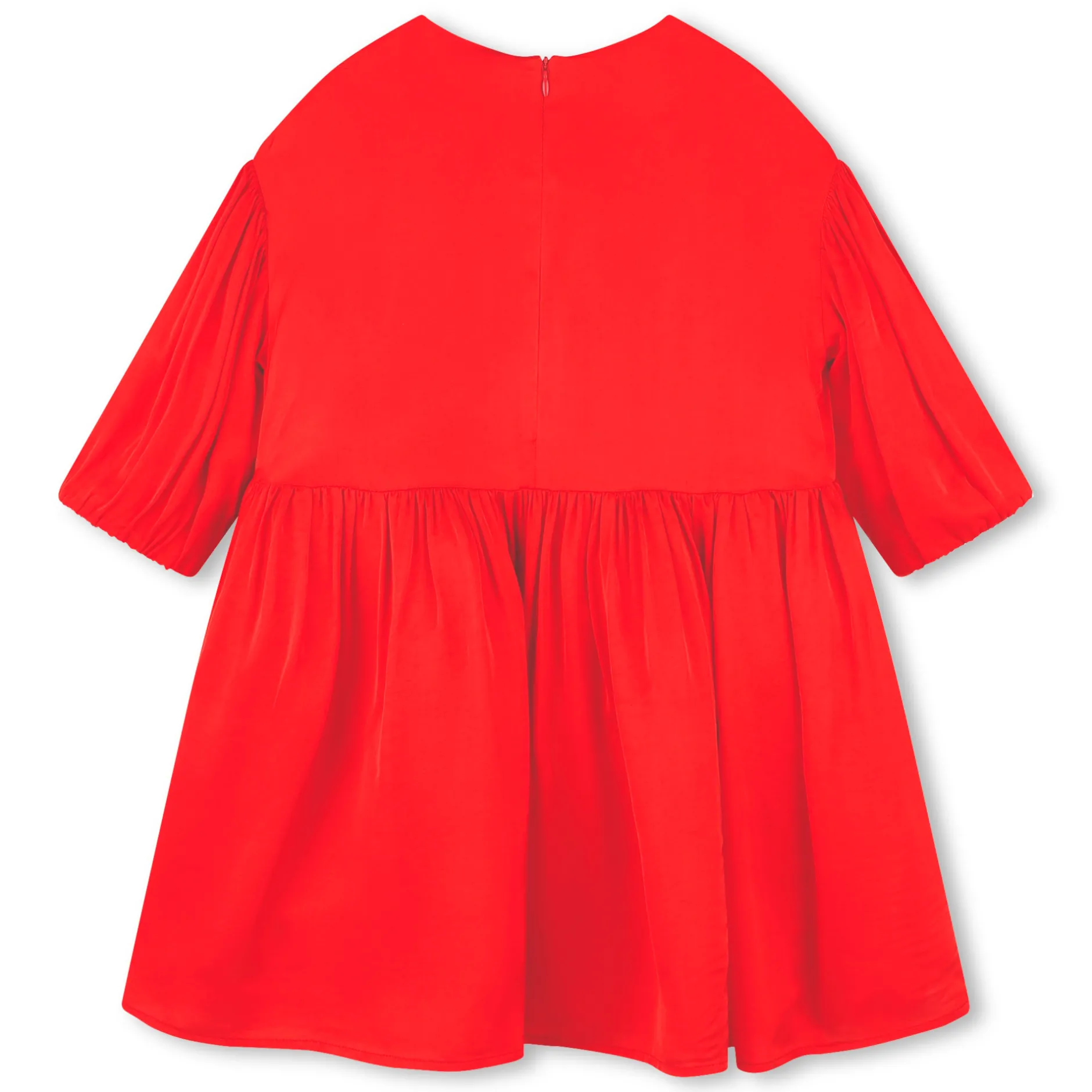 Sale KENZO KIDS Robe évasée manches bouffantes PIMENT