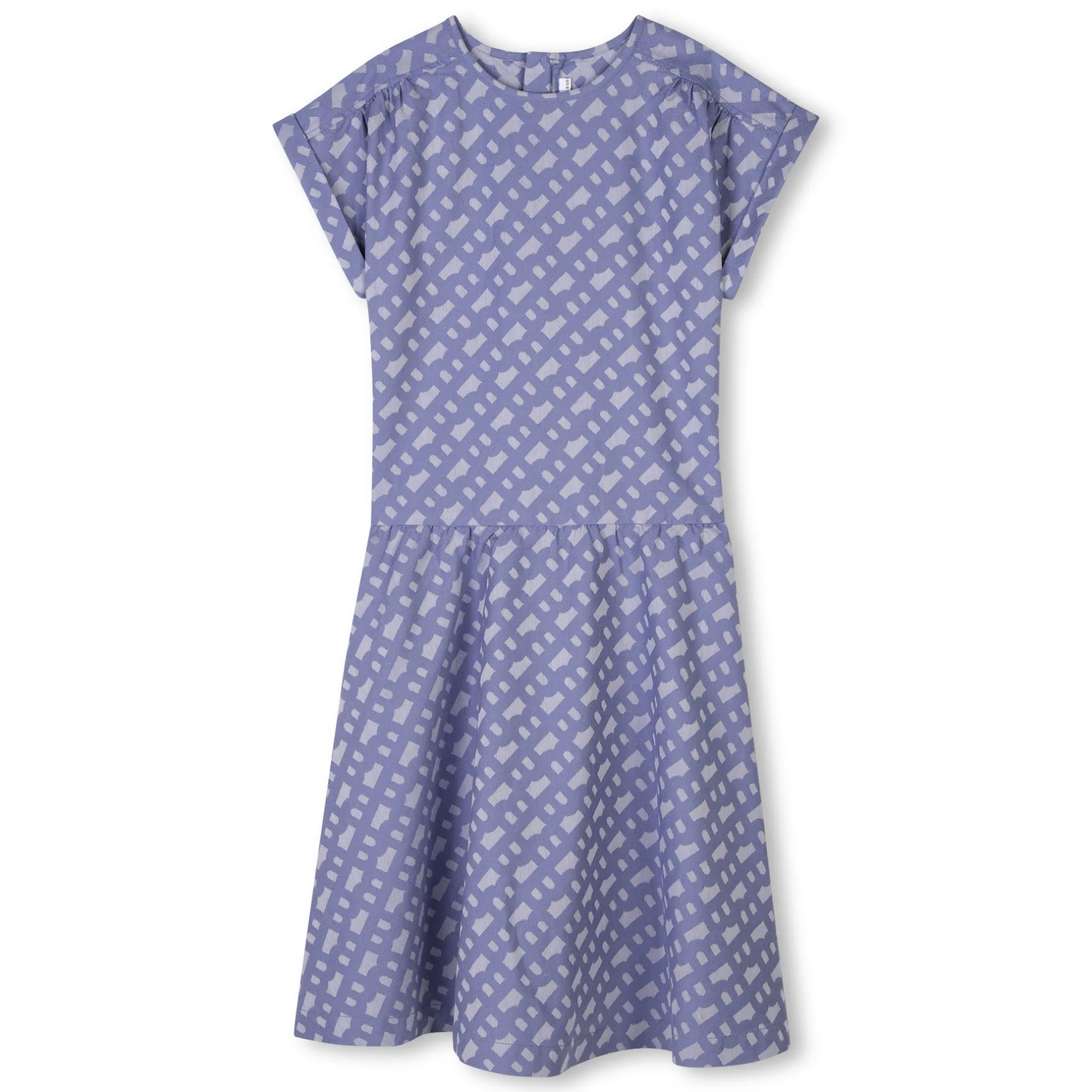 Fashion BOSS Robe zippée à manches courtes OCEAN BLUE