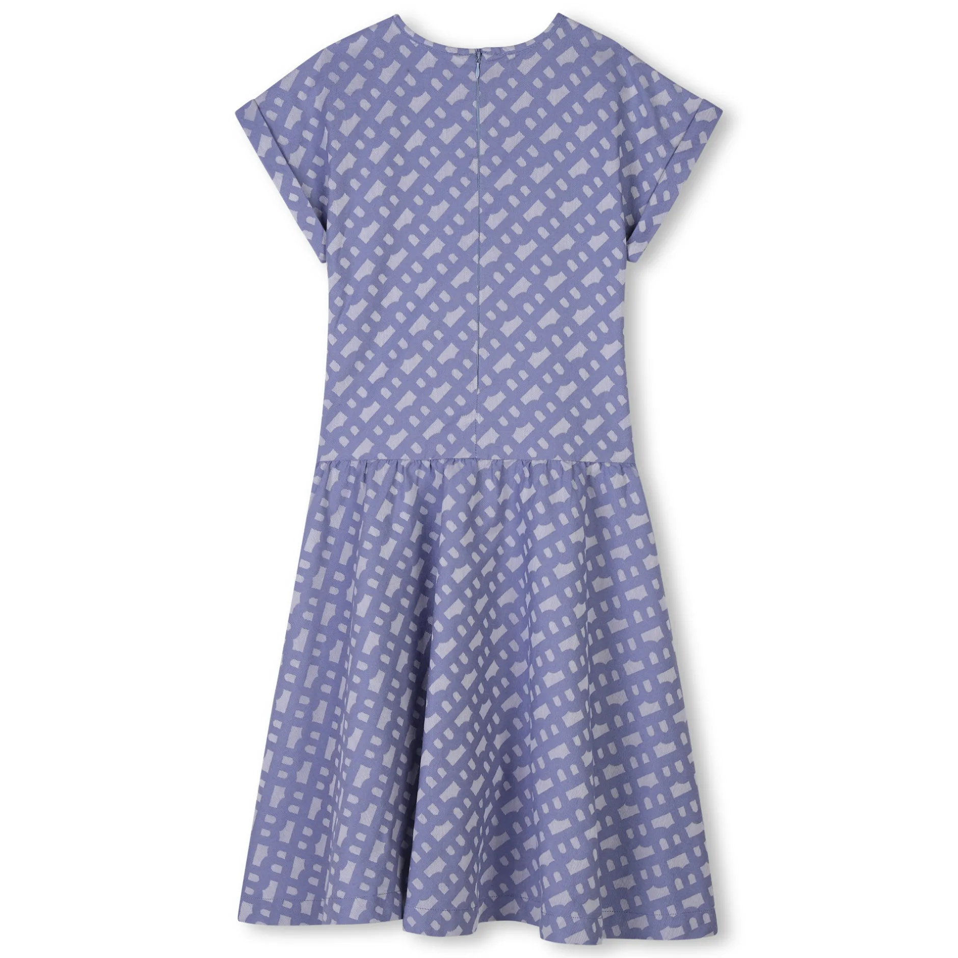 Fashion BOSS Robe zippée à manches courtes OCEAN BLUE
