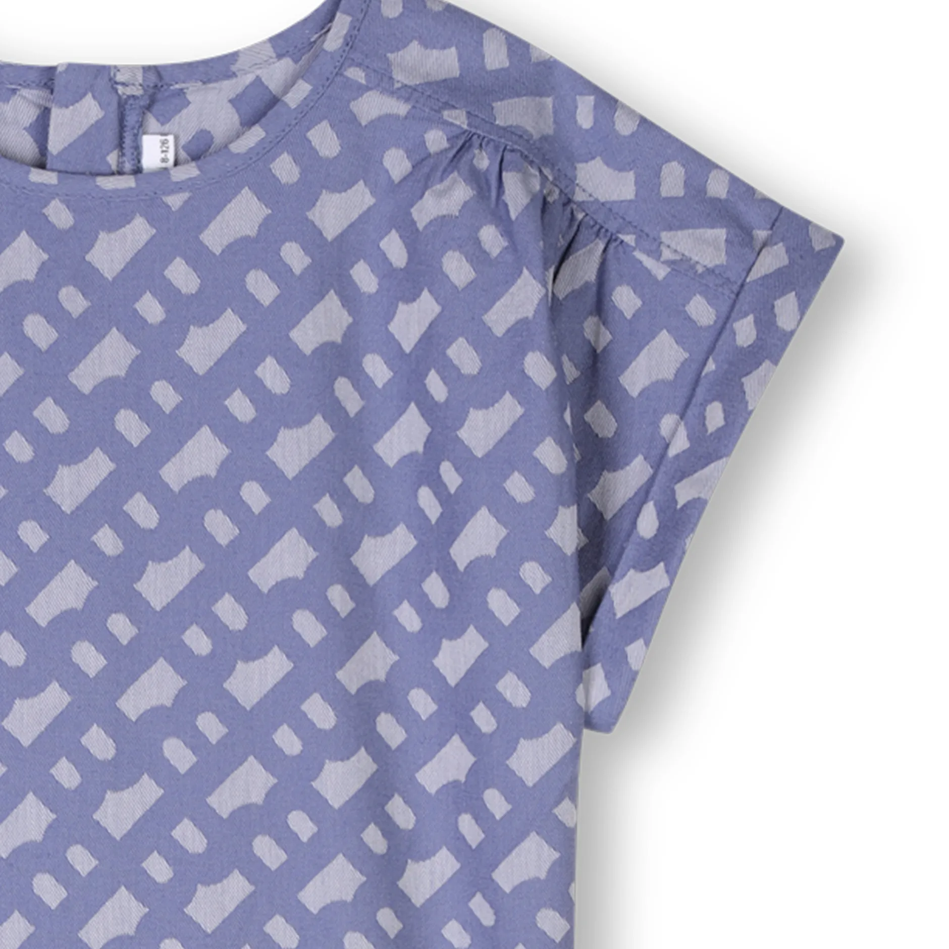 Fashion BOSS Robe zippée à manches courtes OCEAN BLUE