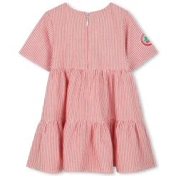 Outlet KENZO KIDS Robe zippée en coton ROUGE VIF