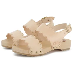 Sale CHLOE Sabots à boucles ROSE POUDRIER
