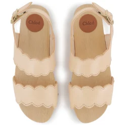 Sale CHLOE Sabots à boucles ROSE POUDRIER