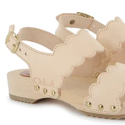 Sale CHLOE Sabots à boucles ROSE POUDRIER