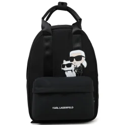 Online KARL LAGERFELD KIDS Sac à dos avec badge fantaisie BLACK