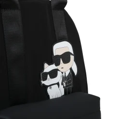 Online KARL LAGERFELD KIDS Sac à dos avec badge fantaisie BLACK
