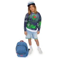 Discount HUGO Sac à dos en jean RINSE WASH