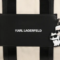 Outlet KARL LAGERFELD KIDS Sac à langer avec badge CHALK