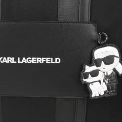 Clearance KARL LAGERFELD KIDS Sac à langer avec badge BLACK