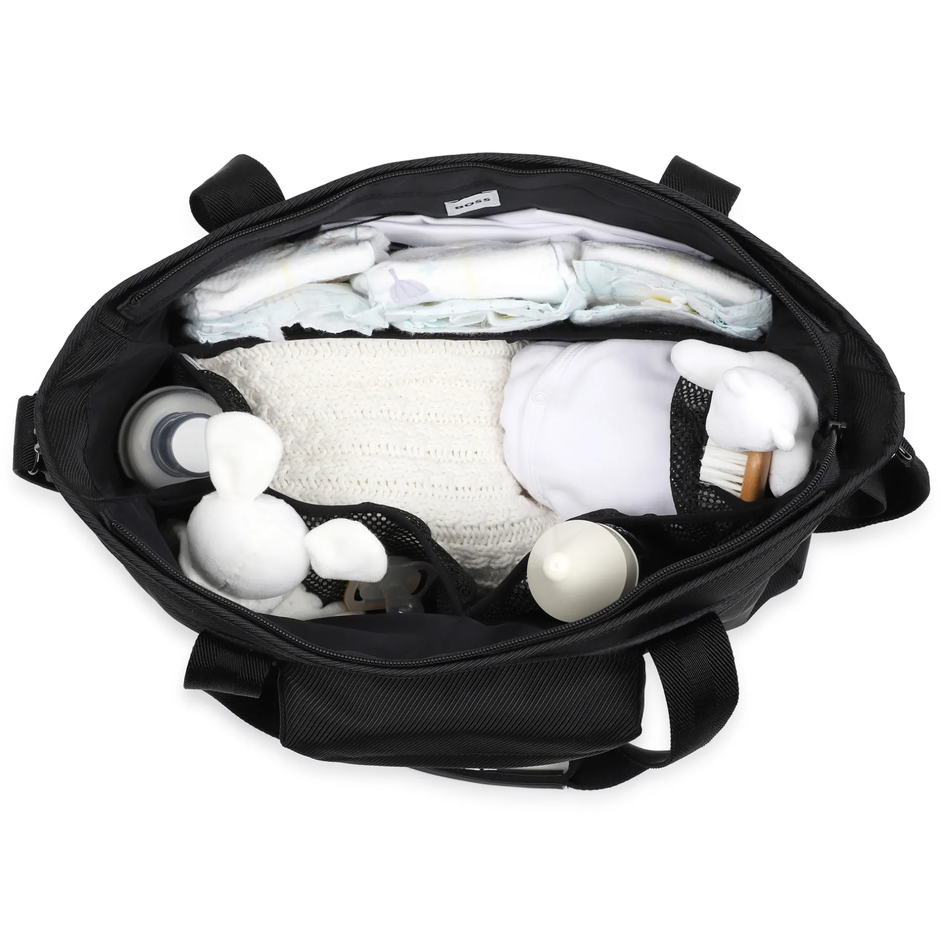 Best BOSS Sac à langer zippé BLACK