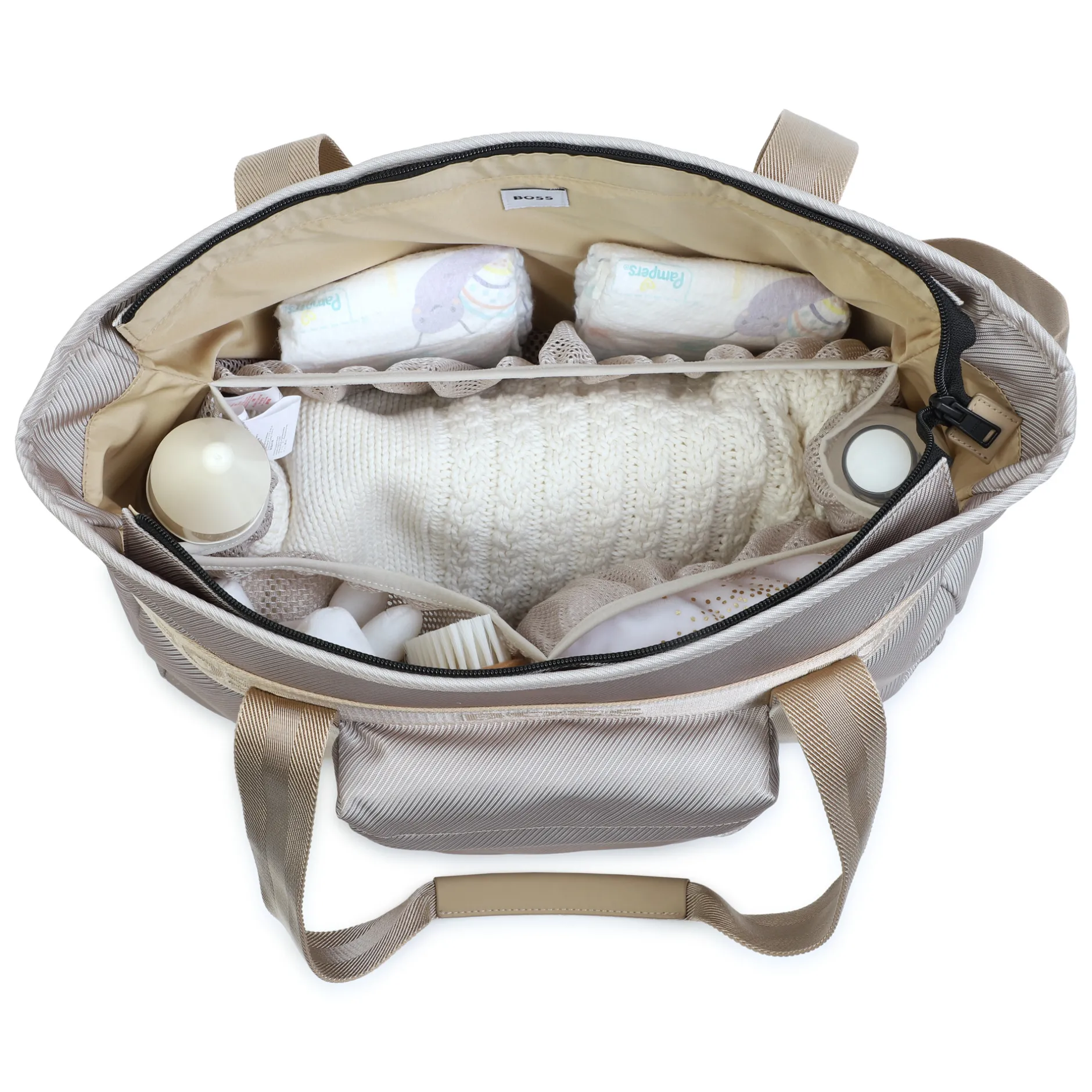 Sale BOSS Sac à langer zippé SAND